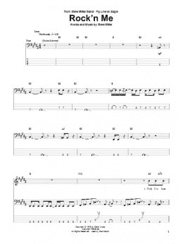 Learn To Fly sheet music for bass (tablature) (bass guitar) (PDF)