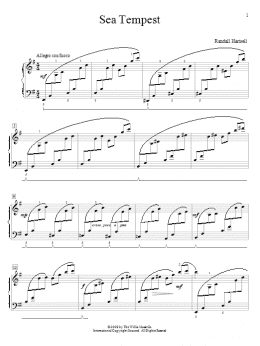 page one of Sea Tempest (Educational Piano)