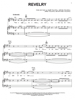 page one of Revelry (Piano, Vocal & Guitar Chords (Right-Hand Melody))