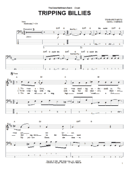 page one of Tripping Billies (Bass Guitar Tab)