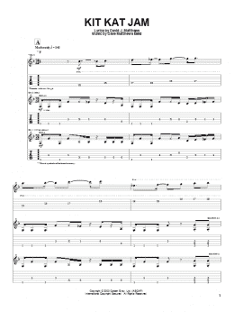 page one of Kit Kat Jam (Guitar Tab)