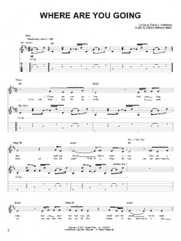 page one of Where Are You Going (Easy Guitar)