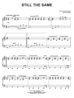 page one of Still The Same (Piano Solo)