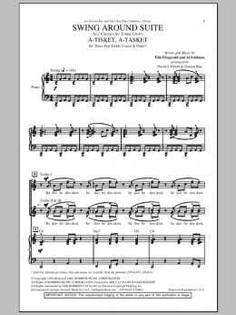 page one of Swing Around Suite (3-Part Treble Choir)
