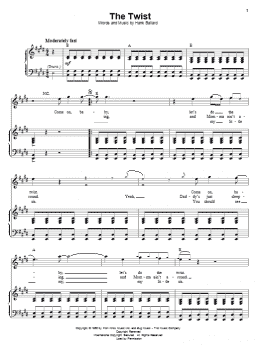 page one of The Twist (Piano & Vocal)