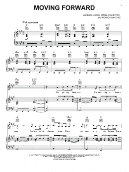 page one of Moving Forward (Piano, Vocal & Guitar Chords (Right-Hand Melody))