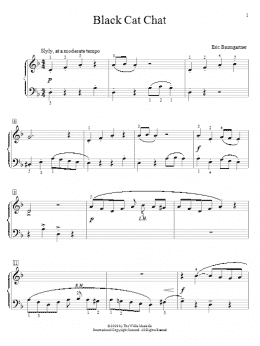page one of Black Cat Chat (Educational Piano)