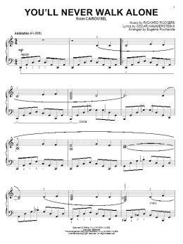 page one of You'll Never Walk Alone (Piano Solo)
