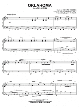 page one of Oklahoma (from Oklahoma!) (Piano Solo)