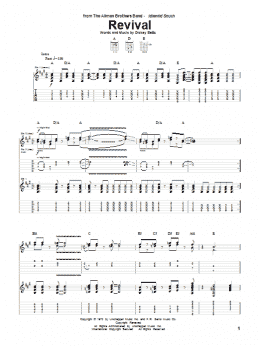 page one of Revival (Guitar Tab)