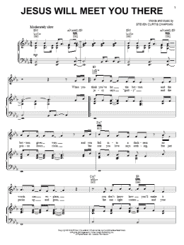 page one of Jesus Will Meet You There (Piano, Vocal & Guitar Chords (Right-Hand Melody))