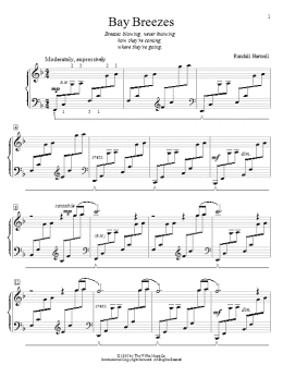 page one of Bay Breezes (Educational Piano)