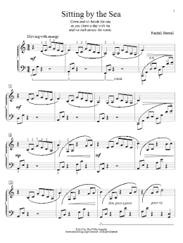 page one of Sitting By The Sea (Educational Piano)