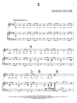 page one of 3 (Piano, Vocal & Guitar Chords (Right-Hand Melody))