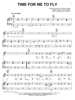 page one of Time For Me To Fly (Piano, Vocal & Guitar Chords (Right-Hand Melody))