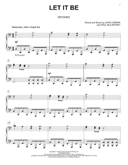 page one of Let It Be (Piano Duet)