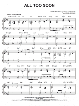 page one of All Too Soon (arr. Brent Edstrom) (Piano Solo)