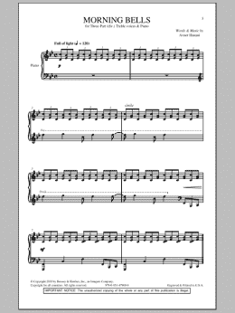page one of Morning Bells (3-Part Treble Choir)