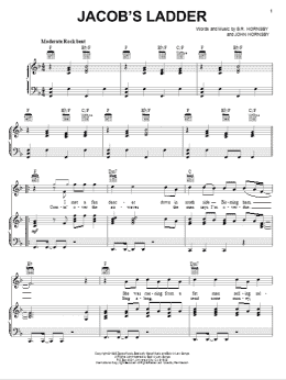 page one of Jacob's Ladder (Piano, Vocal & Guitar Chords (Right-Hand Melody))