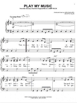 page one of Play My Music (Easy Piano)
