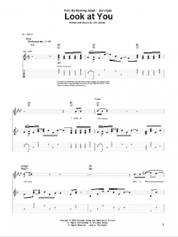 page one of Look At You (Guitar Tab)
