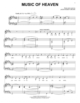 page one of Music Of Heaven (from Wearing Someone Else's Clothes) (Piano & Vocal)