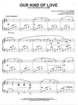 page one of Our Kind Of Love (from The Beautiful Game) (arr. Phillip Keveren) (Piano Solo)