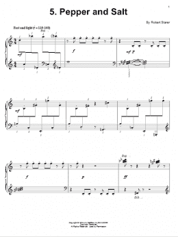 page one of Pepper And Salt (Piano Solo)