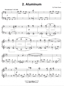 page one of Aluminum (Piano Solo)