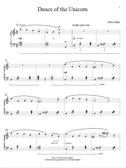 page one of Dance Of The Unicorn (Educational Piano)