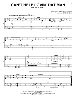 page one of Can't Help Lovin' Dat Man (Piano Solo)
