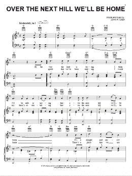 page one of Over The Next Hill We'll Be Home (Piano, Vocal & Guitar Chords (Right-Hand Melody))