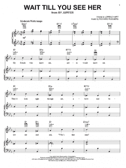 page one of Wait Till You See Her (Piano, Vocal & Guitar Chords (Right-Hand Melody))
