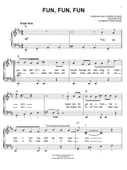 page one of Fun, Fun, Fun (arr. Phillip Keveren) (Easy Piano)