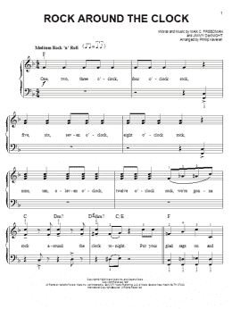 page one of Rock Around The Clock (arr. Phillip Keveren) (Easy Piano)