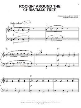 page one of Rockin' Around The Christmas Tree (arr. Phillip Keveren) (Easy Piano)