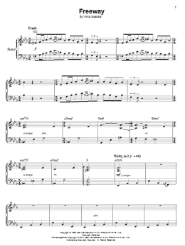 page one of Freeway (Piano & Vocal)
