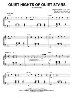 page one of Quiet Nights Of Quiet Stars (Corcovado) [Jazz version] (arr. Brent Edstrom) (Piano Solo)