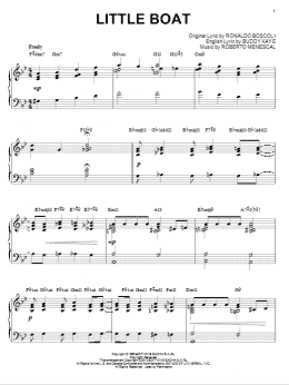 page one of Little Boat [Jazz version] (arr. Brent Edstrom) (Piano Solo)