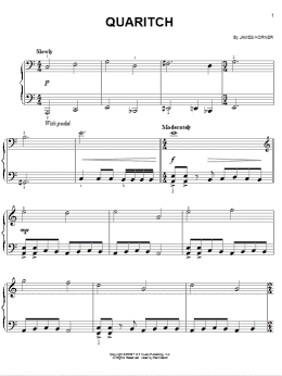 page one of Quaritch (Easy Piano)