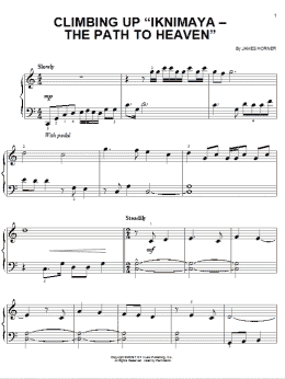 page one of Climbing Up "Iknimaya - The Path To Heaven" (Easy Piano)