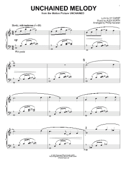 page one of Unchained Melody (arr. Phillip Keveren) (Piano Solo)