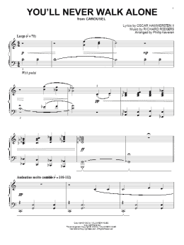 page one of You'll Never Walk Alone (from Carousel) (arr. Phillip Keveren) (Piano Solo)