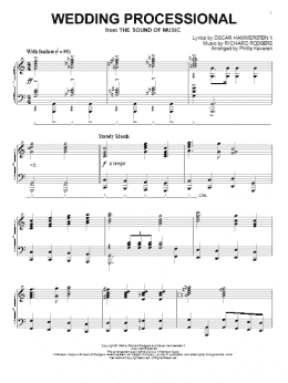 page one of Wedding Processional (arr. Phillip Keveren) (Piano Solo)