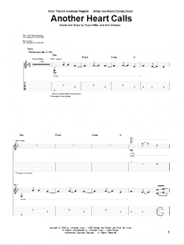 page one of Another Heart Calls (Guitar Tab)