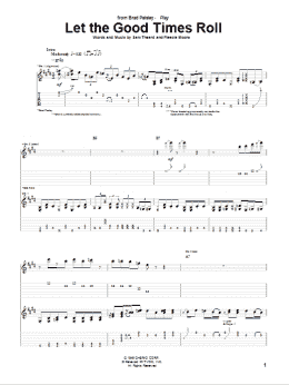 page one of Let The Good Times Roll (Guitar Tab)