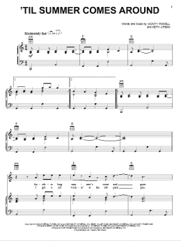 page one of 'Til Summer Comes Around (Piano, Vocal & Guitar Chords (Right-Hand Melody))