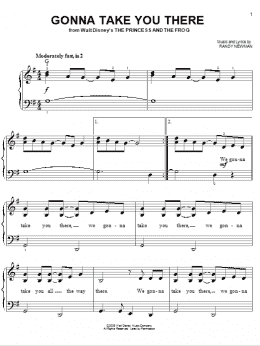 page one of Gonna Take You There (Easy Piano)