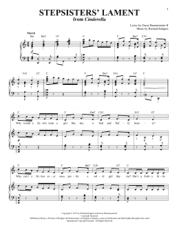 page one of Stepsisters' Lament (Piano & Vocal)