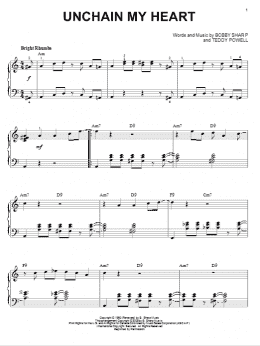 page one of Unchain My Heart (arr. Brent Edstrom) (Piano Solo)